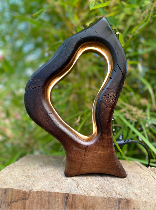 Tzouhalem Wooden Ambience Lamp - Home Decor - Handmade Furniture - Mothers Day gift for her- Minimalist- Father's Day gift for him