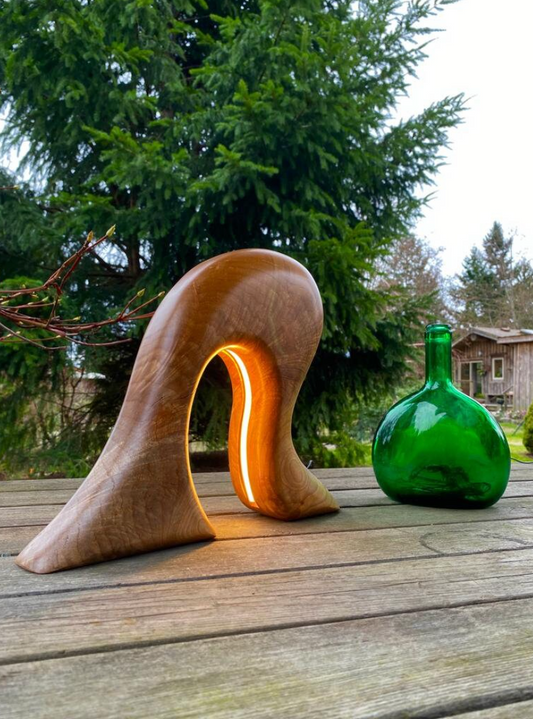 Octopus Wooden Ambience Lamp Home Decor - Handmade Furniture