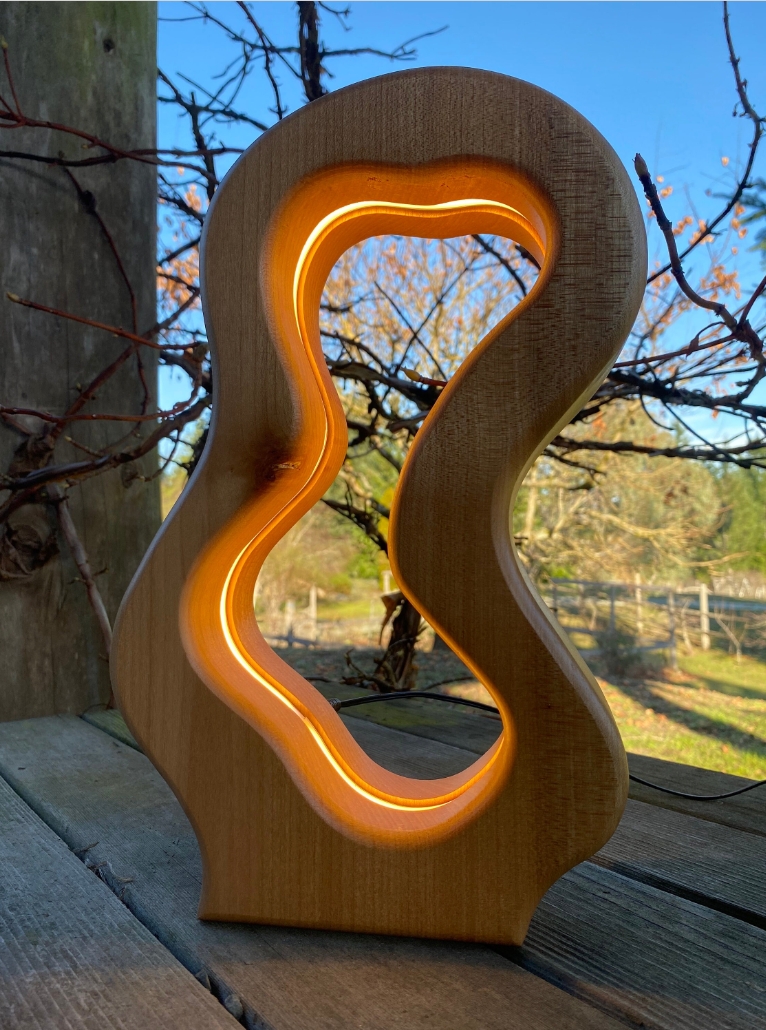 "Omega" Wooden Lamp